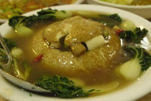 Tofu dish that deserve loads of credit at Shiang Hai Vegetarian's Restaurant in Petaling Jaya