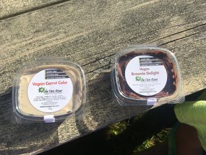 In The Raw Vegan Carrot Cake & Vegan Brownie Delight at Honeycomb Health Market in Truro