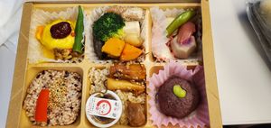 Bento 2 inside 😋 at Masumoto - Ginza Mitsukoshi in Tokyo