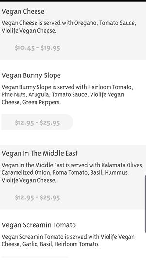 Menu at Extreme Pizza - Union St in San Francisco