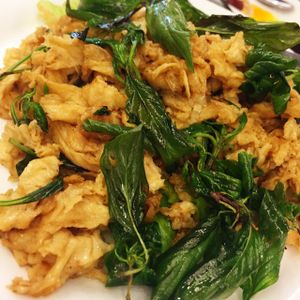 mock eggs at Fan Cai Xiang Vege in Kuala Lumpur