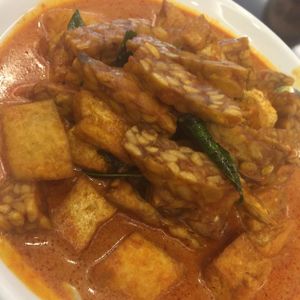 tempeh curry yummy  at Fan Cai Xiang Vege in Kuala Lumpur