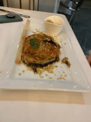 Vegan Eggplant Parm at Amor Di Pasta in Miami