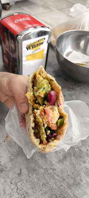  at Falafel Wisam Jabali in Nazareth