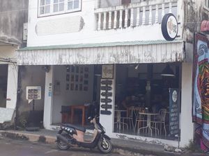 Outside at The Fat Cat in Koh Phangan