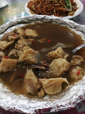 Mushrooms at M and W Healthy Vegetarian Restaurant in Kepong