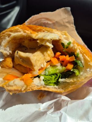 Tofu banh mi: YUM at To's Bakery & Cafe in Footscray
