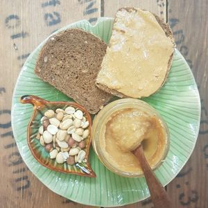 Home made peanut butter at Little Eden in Dawei in Dawei