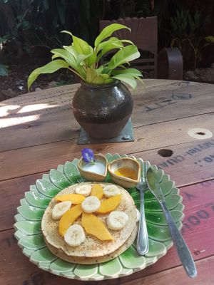 Wholesome pancakes
4 layers of deliciousness at Little Eden in Dawei in Dawei