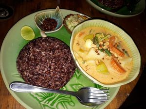 Yummy Massaman curry at Little Eden in Dawei in Dawei