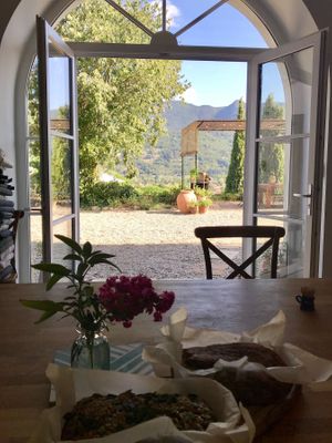 View from the house. at Laure in Provence in Nyons