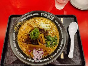 Vegan Tantanmen at Jikasei Mensho in Tokyo