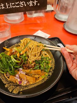 vegan tantanmen at Jikasei Mensho in Tokyo