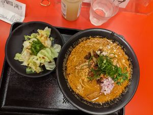 Vegan tantanmen at Jikasei Mensho in Tokyo