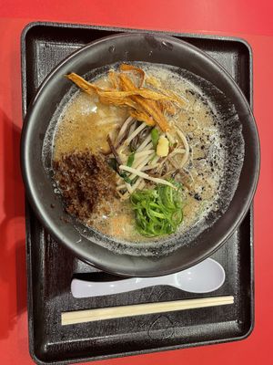 Vegan ramen   at Jikasei Mensho in Tokyo