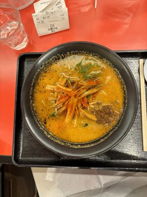 Spicy miso ramen  at Jikasei Mensho in Tokyo