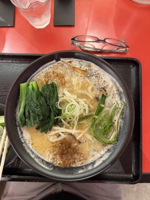 Vegan miso Ramen  at Jikasei Mensho in Tokyo