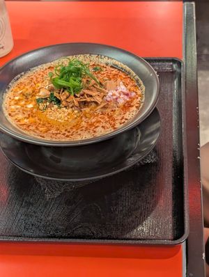 The tantanmen ramen at Jikasei Mensho in Tokyo