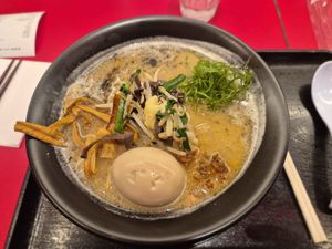 Miso ramen at Jikasei Mensho in Tokyo