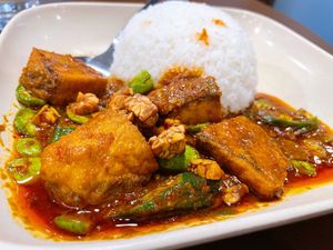參巴魚飯  at Tian Xiang Yuan Vegetarian in Kuala Lumpur