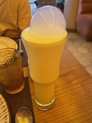 Pineapple juice  at Naans & Curries in Pozos