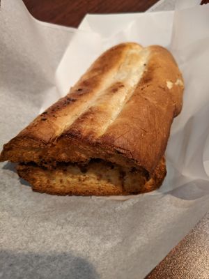 Garlic bread at Antonio's Pizzeria in Pittsburgh