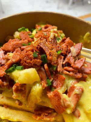 Dirty chips at Mother Burger - Saldanha in Lisbon