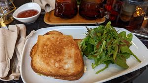 Avocado tomatoe grilled cheese at Craft Cafe in New Westminster