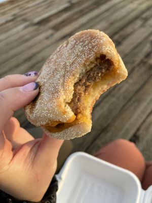 A good simple breakfast sandwich with beyond meat breakfast patty and vegan cheese   at Craft Cafe in New Westminster