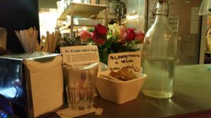 reception vegan yah at Cafe N in Copenhagen