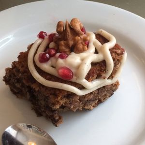 banana cake with chocolate chips ❤️ at Cafe N in Copenhagen