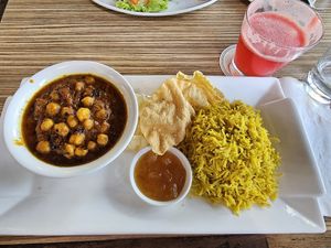 Chickpea curry at Dayang Cafe in Langkawi