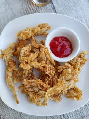 Crispy mushroom at Vegi House in Singaraja