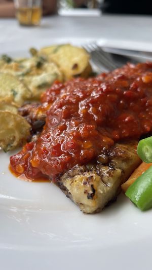 Steak with Wedges  at Vegi House in Singaraja