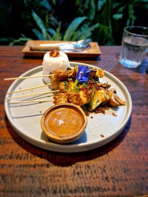 Gemüse Spieß at Warung Seni in Tejakula