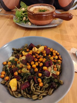 Pasta at Ventre Content in Liege