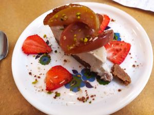 Cheesecake at Ventre Content in Liege