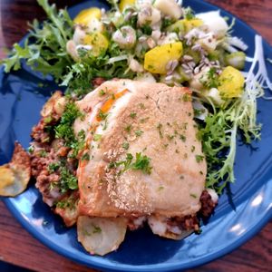 Moussaka at Ventre Content in Liege