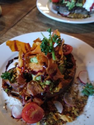 Vegan Avo toast at Life on High in Sevenoaks