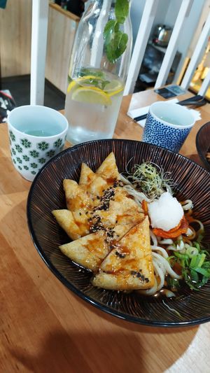 Vegan Kitsune Udon at BON in Prague
