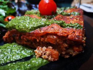 Lasagna at The Green Affair - Chiado in Lisbon