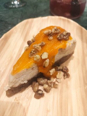 Cheesecake at The Green Affair - Chiado in Lisbon