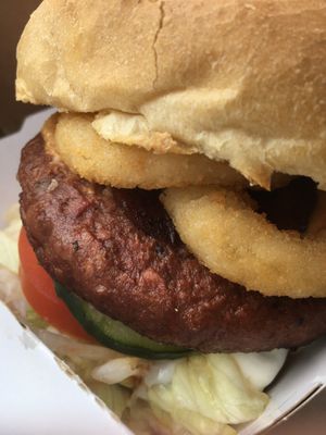 Saldanha burger at The Green Affair - Chiado in Lisbon