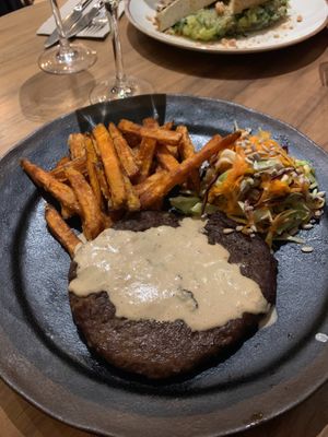 Seitan steak  at The Green Affair - Chiado in Lisbon