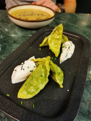 Gyosas at The Green Affair - Chiado in Lisbon