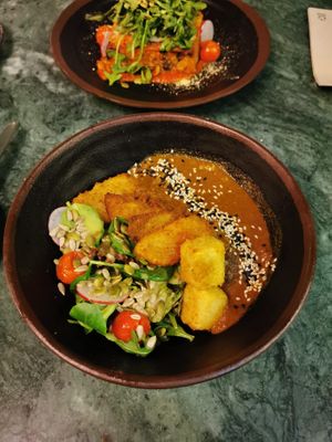 Katsu curry at The Green Affair - Chiado in Lisbon