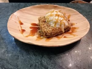 Crumble at The Green Affair - Chiado in Lisbon