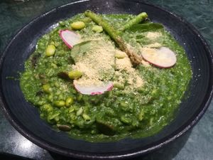 Risotto at The Green Affair - Chiado in Lisbon