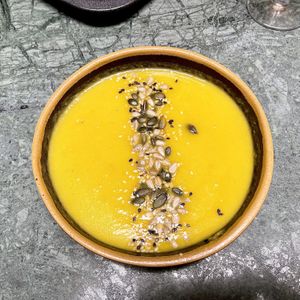 Vegan soup   at The Green Affair - Chiado in Lisbon