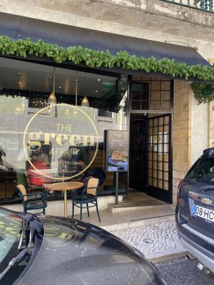 Outside at The Green Affair - Chiado in Lisbon